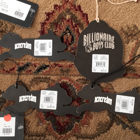 Authentic billionaire boys club ice cream tag/bag - Picture 2 of 4